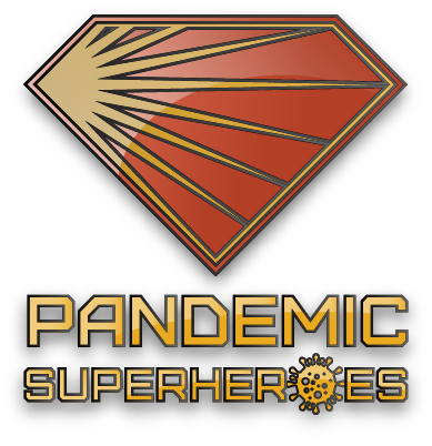 Pandemic Superheroes Crest Graphic